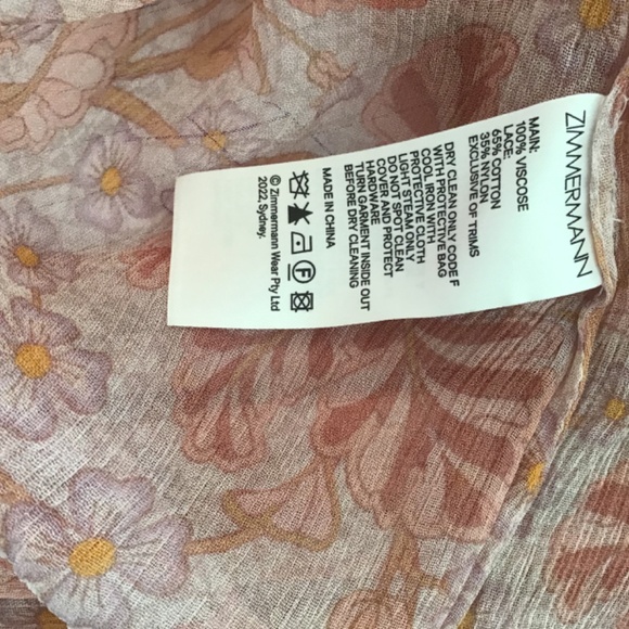 NWT Zimmermann Kaleidoscope lace yoke blouse top PRICE FIRM - Picture 5 of 8